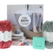 Creative Bubble - Fil à crocheter pour éponge tawashi Rose Patine x50g