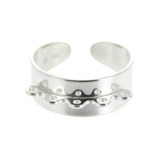 Bague 5 anneaux en Argent 925 x1