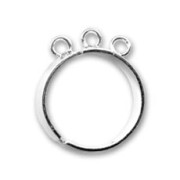 Bague 3 anneaux en Argent 925 x1|raw }}