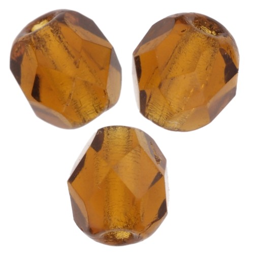 Facettes 4 mm Dark Topaz  x50