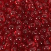 Mini-gouttes Miyuki 3.4 mm DP140 - Transparent Red Orange x8g