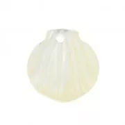 Sequin Nacre en forme de coquillage 10x11 mm x1
