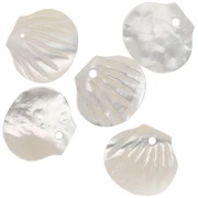 Sequin coquillage 10x11 mm - Nacre x1