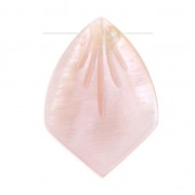 Pétale en Nacre 14.5x10 mm Rose x1