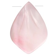 Pétale en nacre 14x10 mm - Rose x1