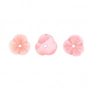 Fleur Nacre 8 mm Rose x4
