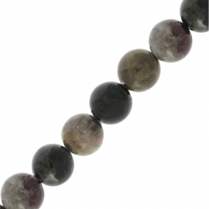 Perles rondes en pierre gemme Tourmaline 10 mm x5