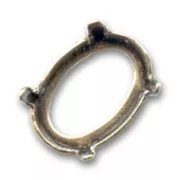 Serti griffe pour cabochon PureCrystal 4120 8x6 mm - Bronze x1