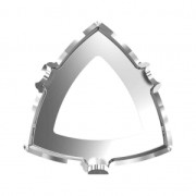Serti griffe pour Triangle Kaleidoscope PureCrystal 4799 9 mm - Rhodié x1|raw }}