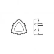 Serti griffe pour Triangle Kaleidoscope PureCrystal 4799 9 mm - Light Gold x1