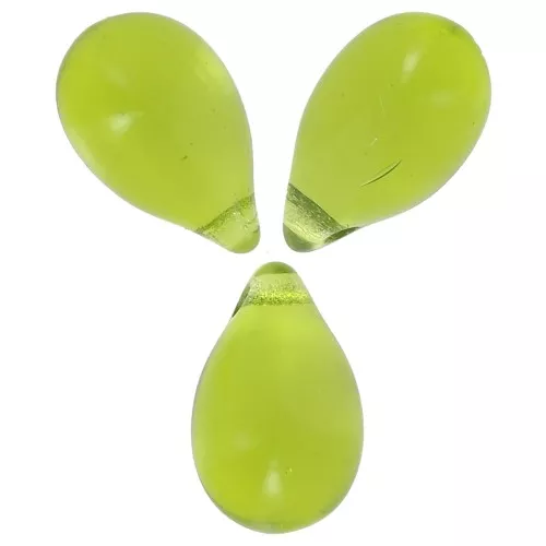 Gouttes 6x9 mm Olivine x25