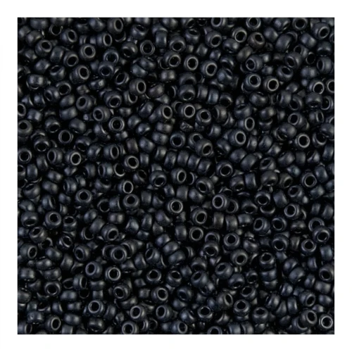 Rocaille Miyuki 11/0 2010 - Metallic Charcoal Mat x8 g