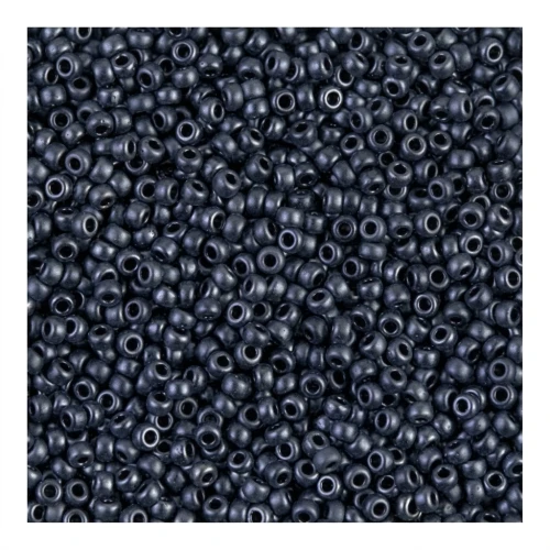 Rocaille Miyuki 11/0 2011 - Metallic Gunmetal Mat x8g