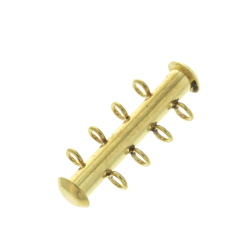 90 Fermoirs Coulissants En Laiton Pour Bijoux - 9 Tailles De 6 à 40 Mm - Pour Colliers, Bracelets Multi-brins, Fabrication DIY