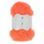 Creative Bubble - Fil à crocheter pour éponge tawashi Orange fluo x50g