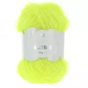 Creative Bubble - Fil à crocheter pour éponge tawashi Jaune fluo x50g