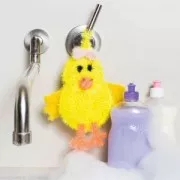 Creative Bubble - Fil à crocheter pour éponge tawashi Vert fluo x50g