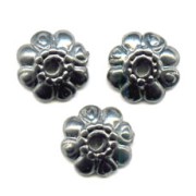 Coupelles  9 mm black nickel x8