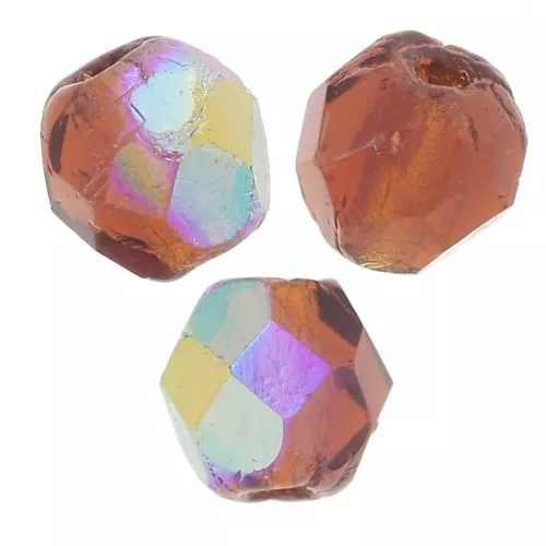 Facettes 4 mm Dark Topaz AB x50