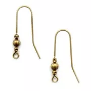 Crochets d'oreilles Hippy 26 mm - Bronze x2