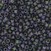 Miyuki Delica 11/0 DB1053 - Mat Metallic Plum Emerald Gold Iris x8g