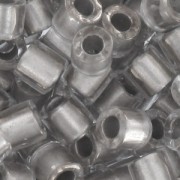 Miyuki Delica 8/0 DBL0271 - Crystal Spkl Silver Grey Lined x8g|raw }}