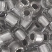 Miyuki Delica 8/0 DBL0271 - Crystal Spkl Silver Grey Lined x8g