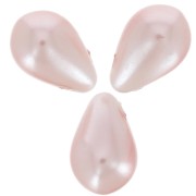 Gouttes nacrées 6x10 mm Light Rose x20|raw }}