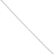 Chaîne maille corde 1.1 mm en Argent 925 x50 cm