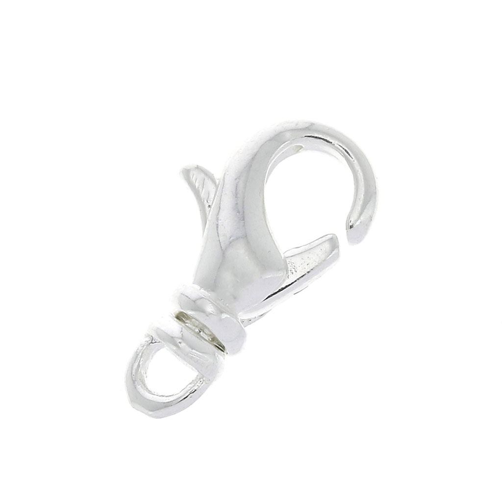 Fermoir Mousqueton En Argent Sterling 925 - 11 Mm, Anneaux Ouverts Pour Création De Bijoux (Colliers, Bracelets)