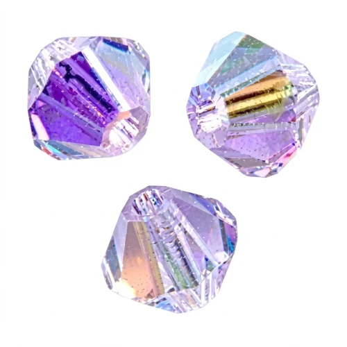 Toupies en cristal PureCrystal 5328 3 mm Violet AB x50