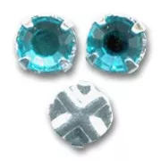 Strass à coudre 3 mm Aquamarine x10