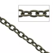 Chaîne maille forçat 2,5 mm bronze x1m
