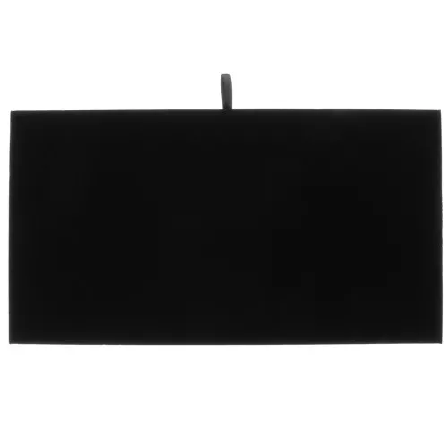 Fond rigide en velours pour tiroir Noir x1