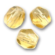 Facettes 4 mm Light Topaz  x50