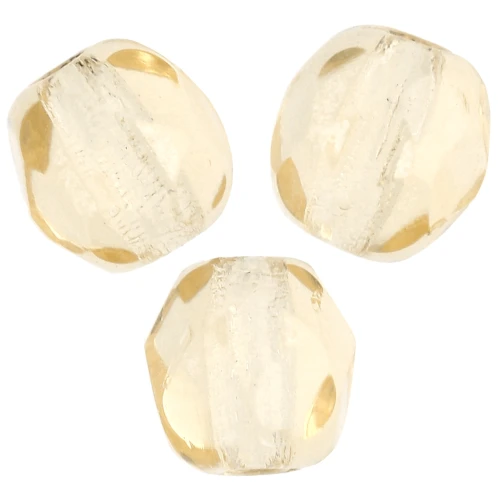 Facettes 4 mm Light Topaz x50