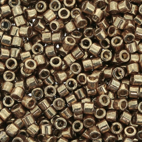 Miyuki Delica 10/0 DBM1834 - Champagne Galvanized Duracoat  x8g