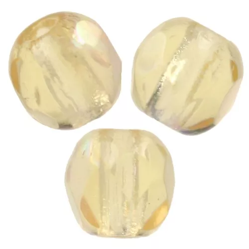 Facettes 4 mm Light Topaz AB x50