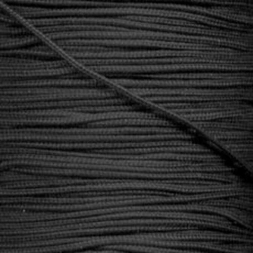 Fil de jade / Fil nylon tressé 0.8 mm Noir x2.90 m