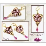 Perles en verre Samos® par Puca® 7x5 mm Green Turquoise Metallic Mat x10g