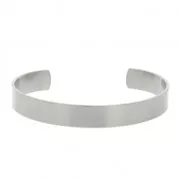 Bracelet plat 9.5x150 mm à décorer  en acier inox 316 x1