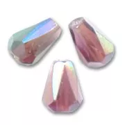 Perles poires facettées 7x5 mm - Light Amethyst AB x25