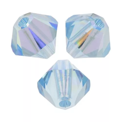 Toupies en cristal PureCrystal 5328 3 mm Aquamarine AB x50