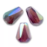 Poires facettées 7x5 mm Amethyst AB x25