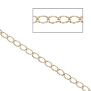 Chaîne maille Rombo 1,1 mm en Rose Gold filled (or laminé)  x 1 m|raw }}