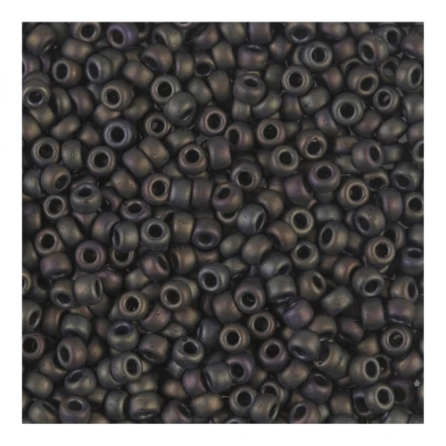 Rocaille Miyuki 11/0 2013 - Metallic Dark Olivine Iris Mat x8g