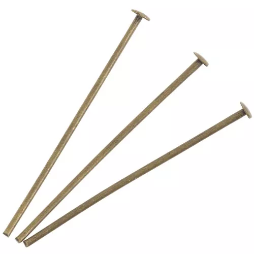 Clous tête plate 25x0.7 mm Bronze x25