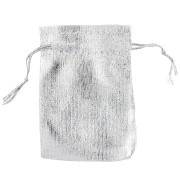 Pochon 90x70 mm - Argenté x1