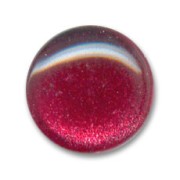 Cabochon pailleté 16 mm Ruby|raw }}
