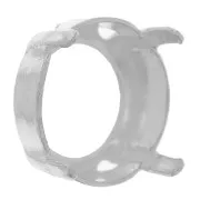 Serti griffe pour cabochon PureCrystal 1122 Rivoli 10 mm - Argenté x1